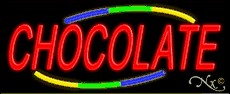 Chocolate Business Neon Sign