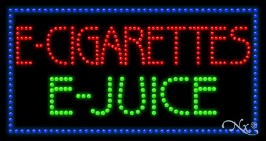 E Cigarettes E Juice LED Sign