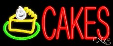 Cakes Business Neon Sign