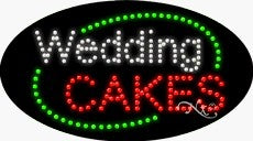 Wedding Cakes LED Sign