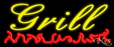 Grill Business Neon Sign