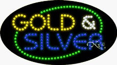 Gold & Silver LED Sign