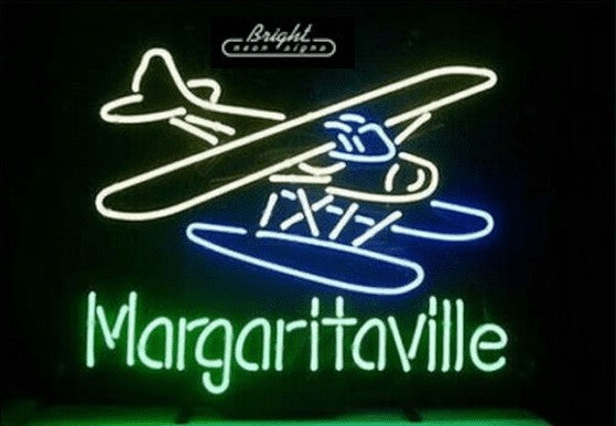 Margaritaville Airplane Neon Sign