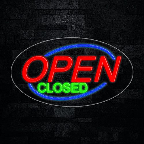 Open Closed Flex-Led Sign