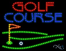 Golf Course LED Sign