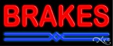 Auto Brakes Neon Sign