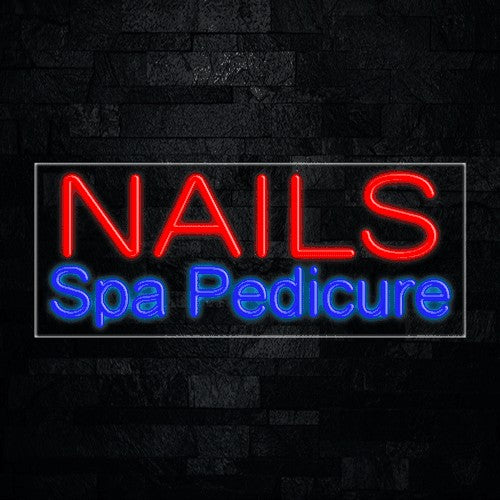Nails Spa Pedicure Flex-Led Sign