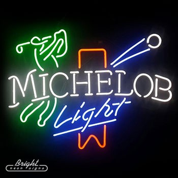 Michelob Light Golf Neon Sign