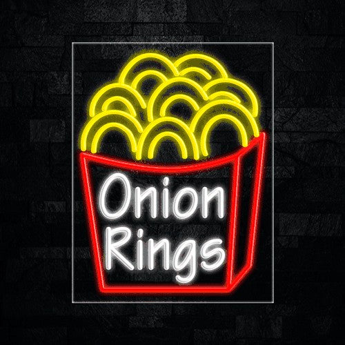 Onion Rings Flex-Led Sign
