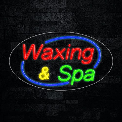 Waxing & Spa Flex-Led Sign