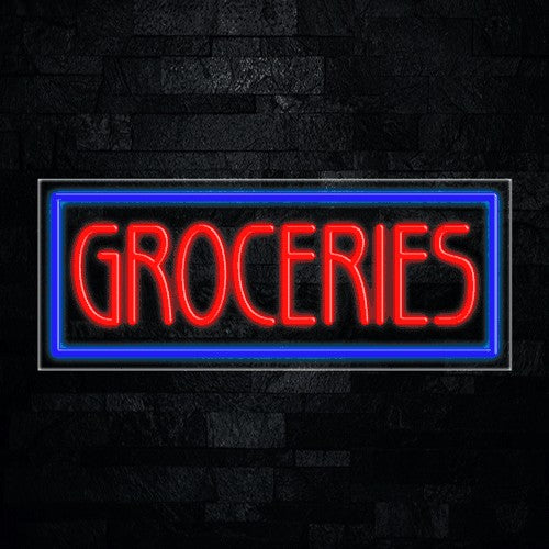 Groceries Flex-Led Sign
