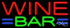 Wine Bar Business Neon Sign