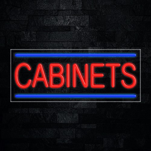 Cabinets Flex-Led Sign