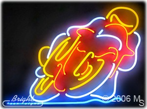 Motorcycle Neon Sign
