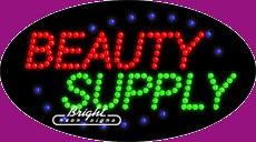 Beauty Supply LED Sign