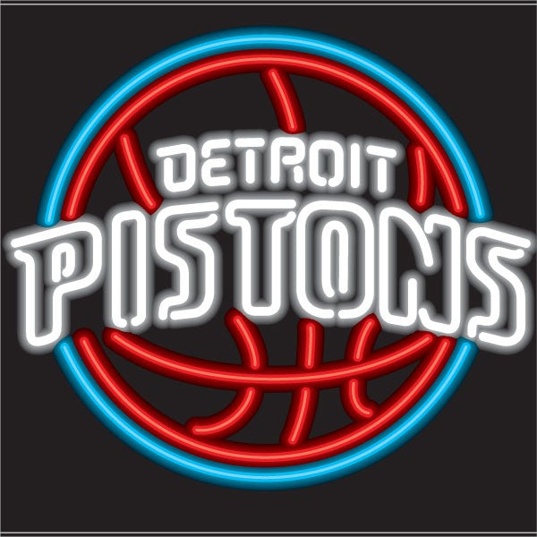 Detroit Pistons Neon Sign