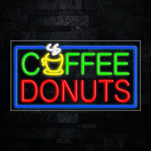 Coffee Donuts Flex-Led Sign