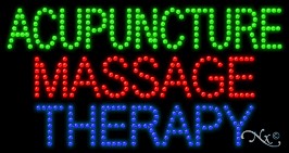Acupuncture Massage Therapy LED Sign
