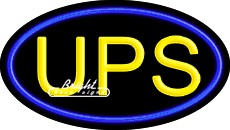UPS Flashing Neon Sign