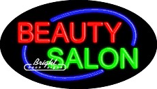 Beauty Salon Flashing Neon Sign
