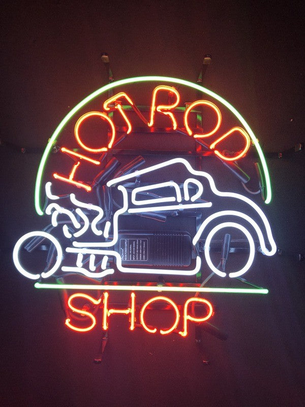Hot Rod Shop Neon Sign
