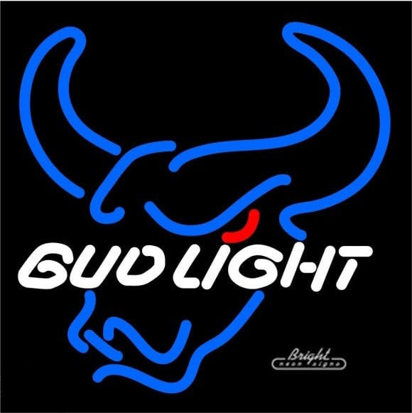 Bud Light Bull Neon Sign