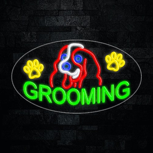 Grooming Flex-Led Sign only $351.00 - Animals & Pets Flex-led Signs ...