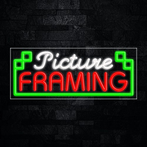 Picture Framing Flex-Led Sign