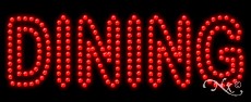Dining LED Sign
