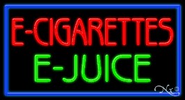 E Cigarettes E Juice Business Neon Sign