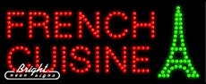 French Cuisine LED Sign