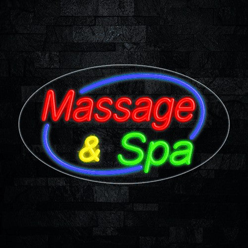 Massage & Spa Flex-Led Sign