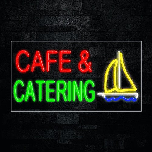 Café & Catering Flex-Led Sign