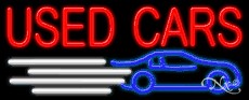 Used Cars Business Neon Sign
