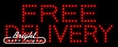 Free Delivery LED Sign