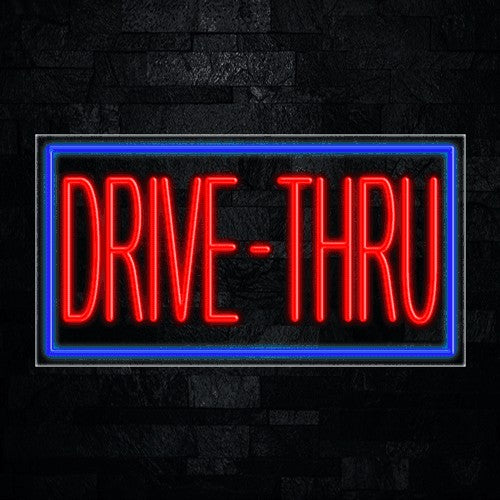 Drive Thru Flex-Led Sign