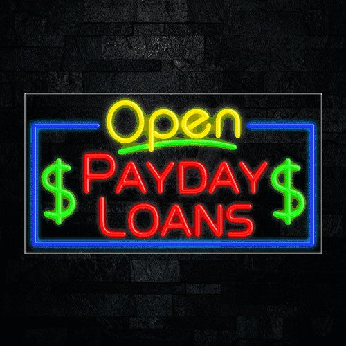 Payday Loans Flex-Led Sign