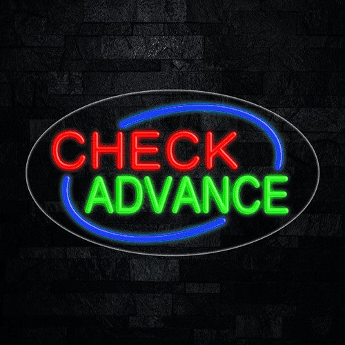 Check Advance Flex-Led Sign