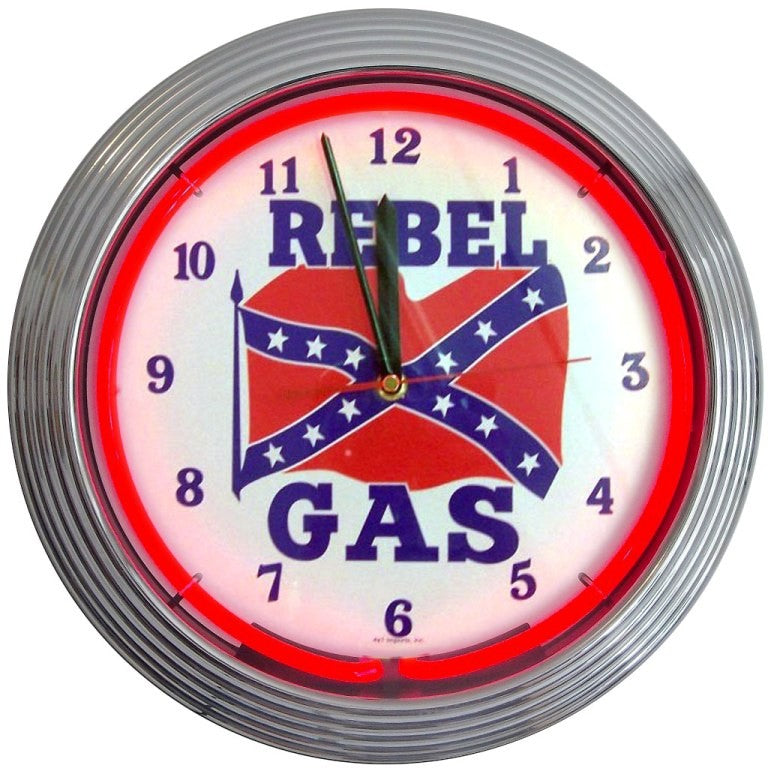 Rebel Gas Neon Clock