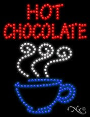 Hot Chocolate LED Sign