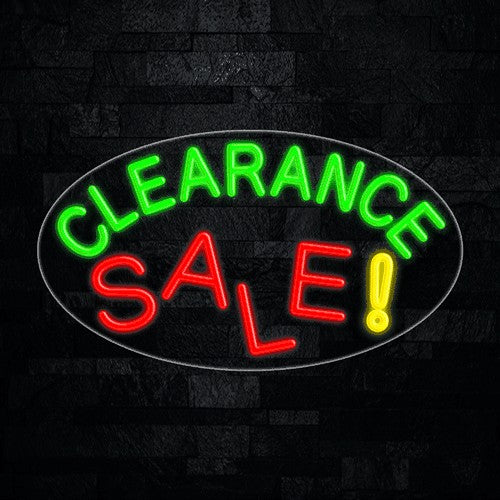 Clearance Sale Flex-Led Sign